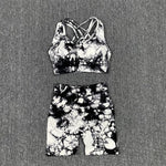 TyeDye Stretch Bra/ Short Set
