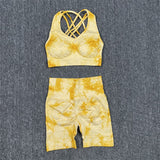 TyeDye Stretch Bra/ Short Set