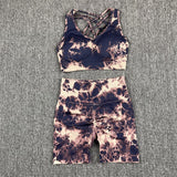 TyeDye Stretch Bra/ Short Set