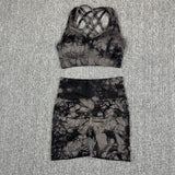 TyeDye Stretch Bra/ Short Set