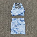 TyeDye Stretch Bra/ Short Set