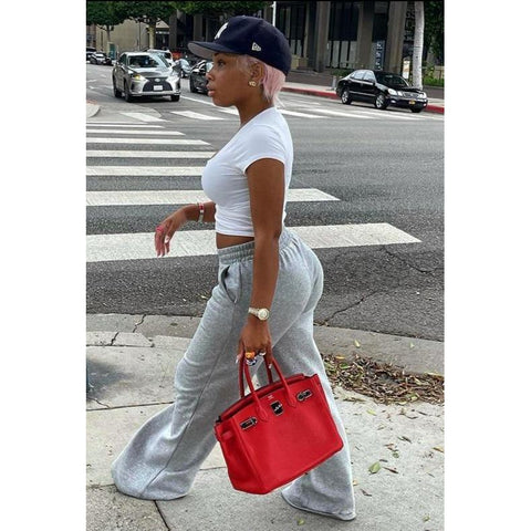Slayin Some Wide Leg Sweatpants